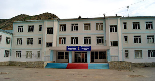 Школа в Гимрах. Унцукульский район Дагестана. Фото Аиды Магомедовой для "Кавказского узла"