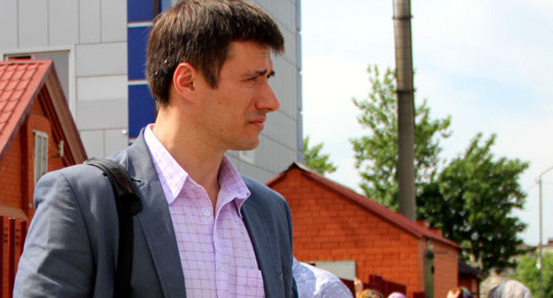 Адвокат Петр Заикин. Фото Магомеда Магомедова для "Кавказского узла"