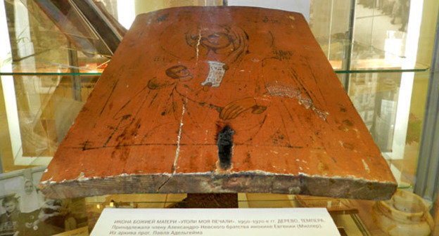 Экспонат выставки, посвященной Дню памяти жертв политических репрессий. Волгоград, 1 ноября 2014 г. Фото Татьяны Филимоновой для "Кавказского узла"