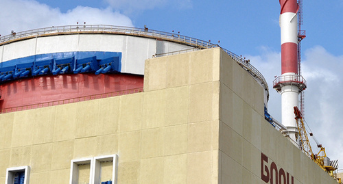 Фрагмент здания Блока N1 Ростовской атомной электростанции. Фото Олега Пчелова для "Кавказского узла" 