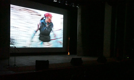 Просмотр фильма на VII фестивале "Кунаки", 2013. Фото: http://kunakifest.ru/wp-content/uploads/2014/01/PA160574_novy-j-razmer.jpg