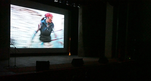 Просмотр фильма на VII фестивале "Кунаки", 2013. Фото: http://kunakifest.ru/wp-content/uploads/2014/01/PA160574_novy-j-razmer.jpg