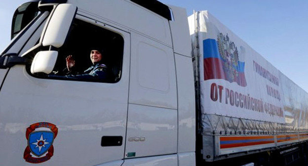 Гуманитарный конвой МЧС России. Фото: МЧС России http://www.mchs.gov.ru/