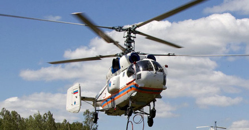 Вертолет Ка-32. Фото: пресс-служба МЧС России  www.mchs.gov.ru