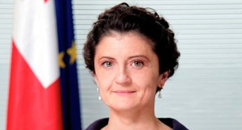 Министр юстиции Грузии Тея Цулукиани. Фото: http://www.government.gov.ge/