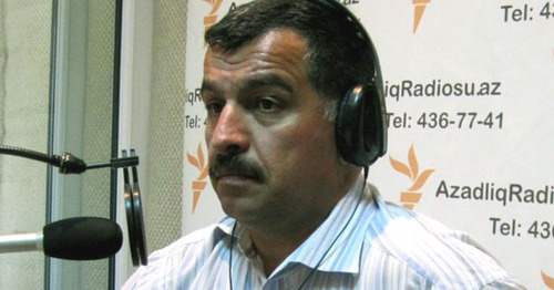 Глава НПО «Военные журналисты» Узеир Джафаров. Фото: RFE/RL