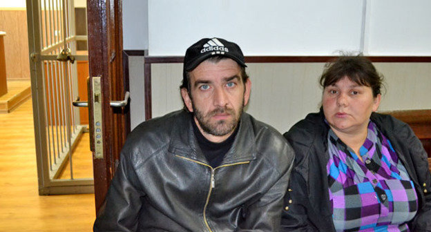 Мардирос Демерчян с супругой в здании суда. Сочи, 14 ноября 2014 г. Фото Светланы Кравченко для "Кавказского узла"