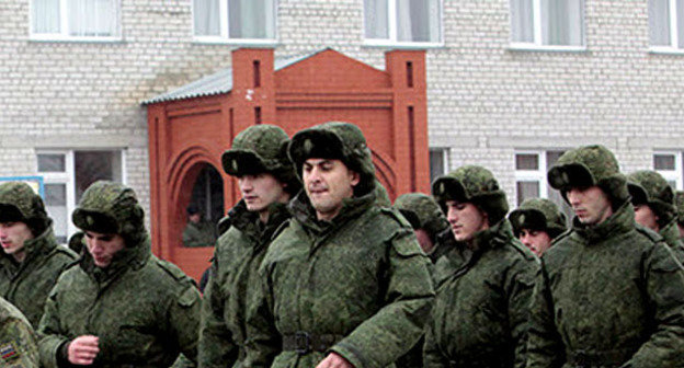Чеченские новобранцы. Фото: Муса Сайдулаев http://grozny-inform.ru/