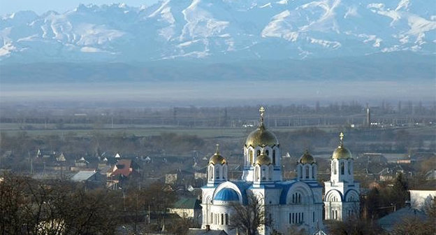 Прохладный, КБР. Фото: Prokhladniy, https://ru.wikipedia.org/wiki/%CF%F0%EE%F5%EB%E0%E4%ED%FB%E9. 