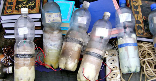 Самодельные взрывные устройства. Фото http://nac.gov.ru/