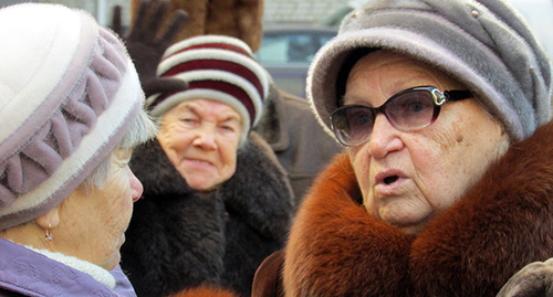 Жители Спартановки на протестной акции, Волгоград, 22 ноября 2014. Фото Вячеслава Ященко