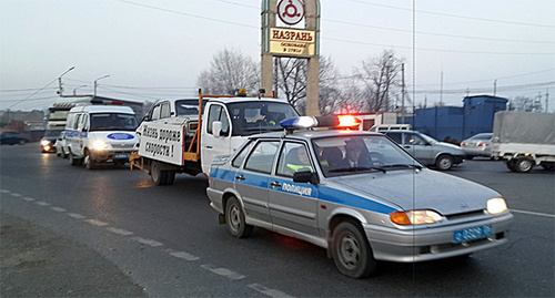 Автомобиль ГИБДД Ингушетии. Фото: http://www.gibdd.ru/r/06/news/1216591/
