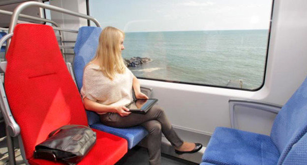 Электропоезд "Ласточка". Фото http://www.rzdtv.ru/