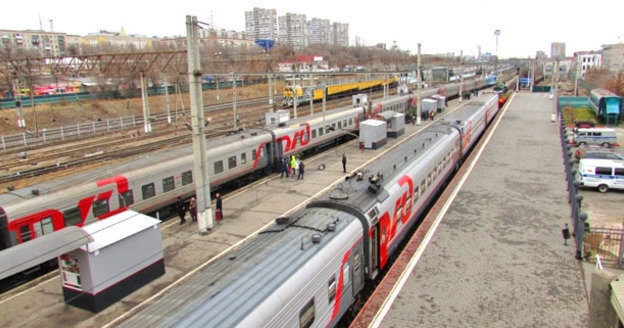 Перроны Центрального вокзала Волгограда. Фото Вячеслава Ященко для "Кавказского узла"