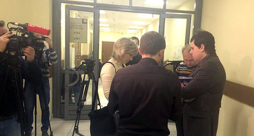 Участники процесса в здании суда. Фото корреспондента "Кавказского узла"
