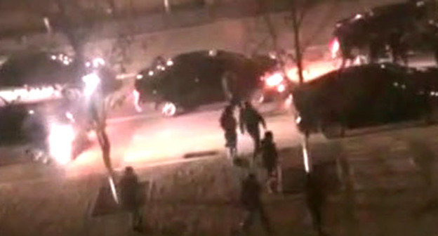 Спецоперация в Грозном. 4 декабря 2014 г. Кадр из видео "Кавказского узла"