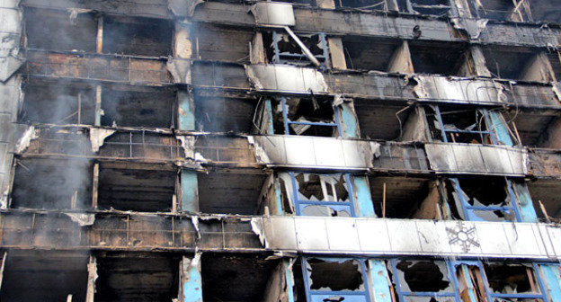 Дом печати, после проведения КТО. Грозный, 4 декабря 2014 г. Фото Магомеда Магомедова для "Кавказского узла"