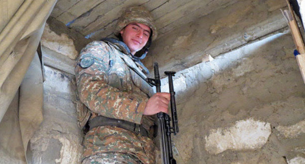 На боевых позициях. Нагорный Карабах. Фото Алвард Григорян для "Кавказского узла"