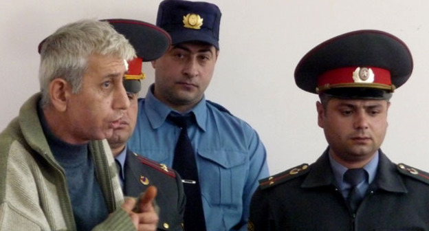 Шант Арутюнян в зале суда. Ереван, 17 октября 2014 г. Фото Армине Мартиросян для «Кавказского узла»