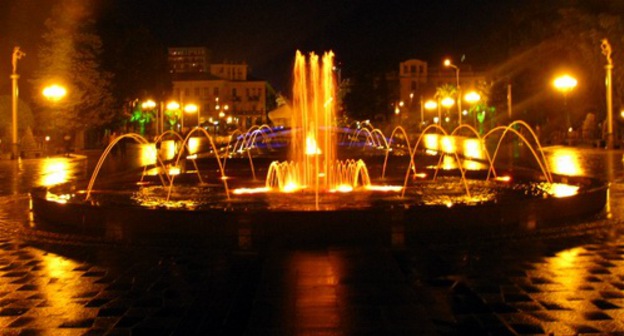 Ночной Батуми, Аджария.Фото Юлии Кашеты для "Кавказского узла".
