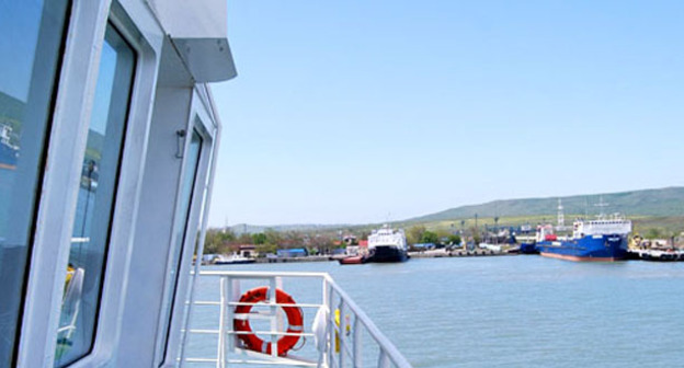 Паромная переправа "Кавказ". Фото Ильяса Богатырева для "Кавказского узла"