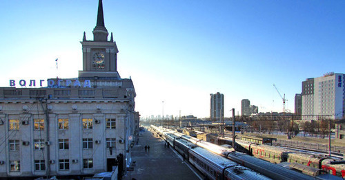 Вокзал Волгограда. Фото Вячеслава Ященко для "Кавказского узла"