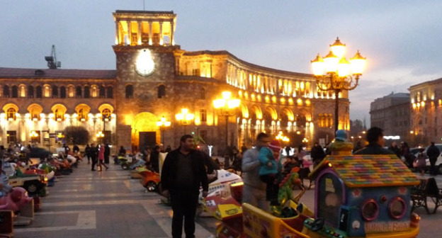 Здание правительства Армении. Ереван. Фото Армине Мартиросян для "Кавказского узла"