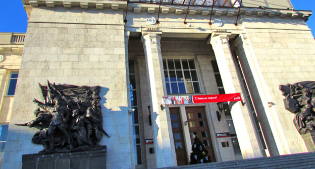 Здание железнодорожного вокзала Волгограда. Фото Вячеслава Ященко для "Кавказского узла"