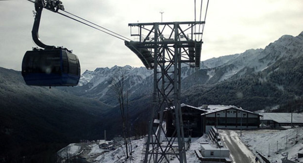 Станция канатки - "Экстрим-парк". Краснодарский край. Фото Григория Шведова для "Кавказского узла"