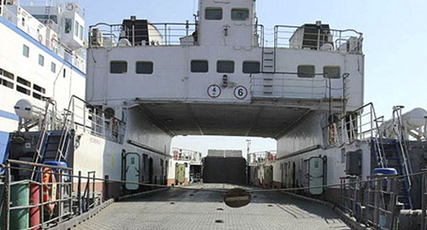 Паром на Керченской переправе.
Фото: АНО "Единая транспортная дирекция" http://transdir.ru/