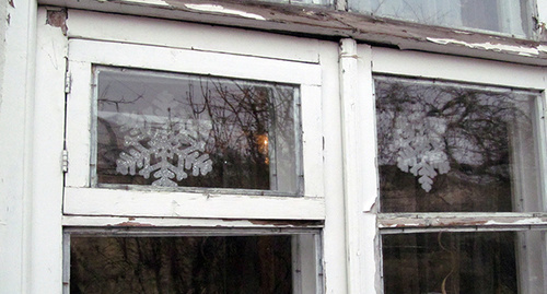 Окна дома семьи Аветисян. Фото Тигран Петросяна для "Кавказского узла"