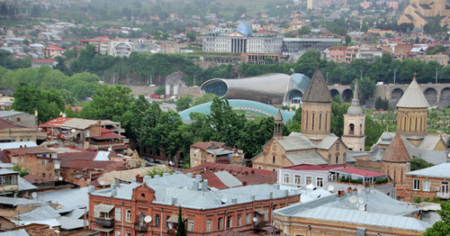 Президентский дворец в Тбилиси. Фото Ахмеда Альдебирова для "Кавказского узла"