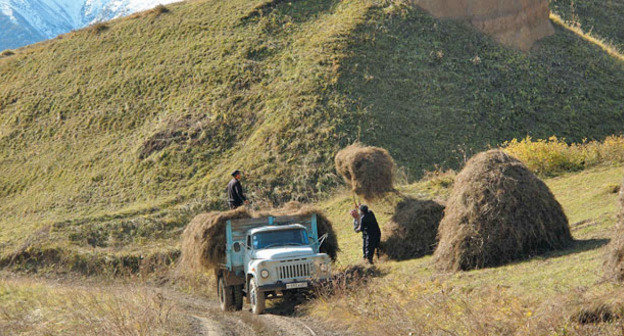 Уборка сена. КБР. Фото http://ramcom.net/?p=925