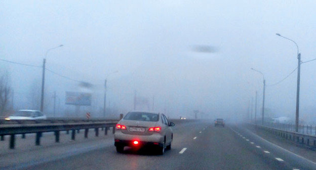 Туман в Ростове-на-Дону. Фото Олега Пчелова для "Кавказского узла"