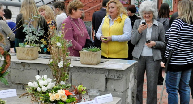 В Волжском тепличном хозяйстве Волгоградского ботанического сада после реставрации открылась экспозиционная теплица. Волгоград, 6 февраля 2015 г. Фото Татьяны Филимоновой для "Кавказского узла"