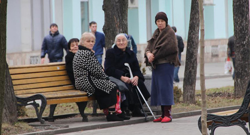 Жительницы Владикавказа. Фото Ахмеда Альдебирова для "Кавказского узла"