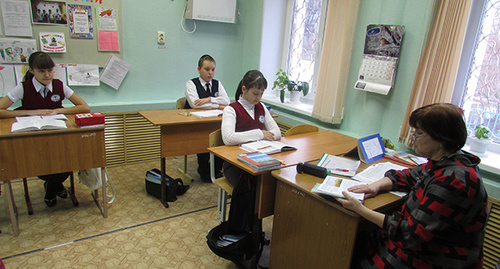 Занятия в 5 классе школы «Ор Авнер». Фото Вячеслава Ященко