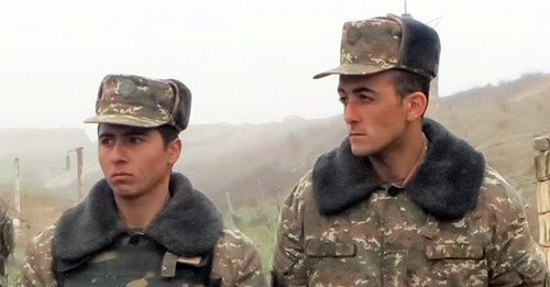 Военнослужащие армии НКР. Фото Алвард григорян для "Каувказского узла"