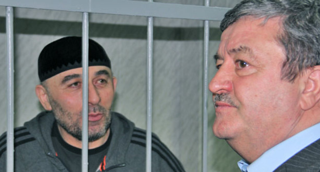 Курман-Али Байчоров и Алауди Мусаев (справа). Фото Магомеда Туаева для "Кавказского узла"