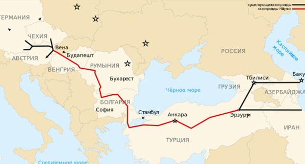 Газопровод Nabucco (Набукко). Фото https://ru.wikipedia.org