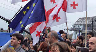 Акция "Мы выбираем Европу". Тбилиси, апрель 2014 г. Фото Эдиты Бадасян для "Кавказского узла"