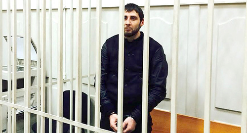 Заур Дадаев в зале суда. Фото Юлии Буславской для "Кавказского узла"