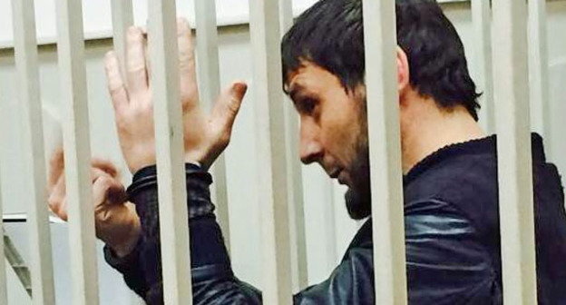 Заур Дадаев в зале суда. Москва, 8 марта 2015 г. Фото корреспондента "Кавказского узла"