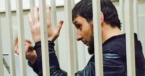 Заур Дадаев в зале суда. Москва, 8 марта 2015 г. Фото корреспондента "Кавказского узла"