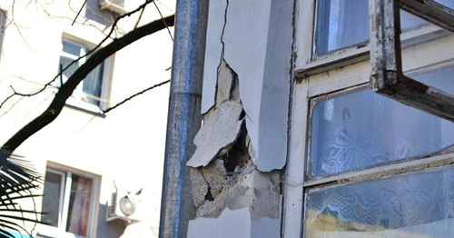 Разрушающийся дом по улице Воровского. Фото Светланы Кравченко для "Кавказского узла"