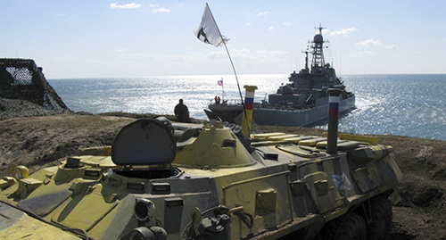 Соединения морской пехоты, дислоцированные в н.п. Темрюк Краснодарского края. Фото: http://function.mil.ru/images/military/military/2015/IMG_2563S%282%29.jpg