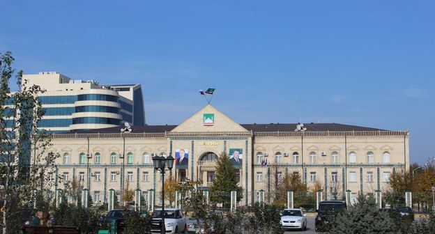 Мэрия Грозного. Фото Ахмеда Альдебирова для "Кавказского узла"

