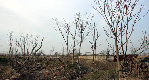 Заводской район - некогда индустриальный центр Грозного. Фото Ахмеда Альдебирова для "Кавказского узла"