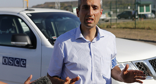 Поль Пикар, главный наблюдатель миссии наблюдателей ОБСЕ. Фото: http://www.osce.org/om/127066