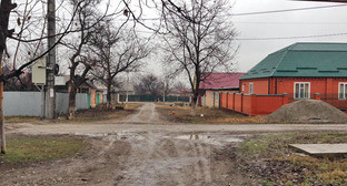 Частный сектор в Октябрьском районе Грозного. Фото Ахмеда Альдебирова для "Кавказского узла"